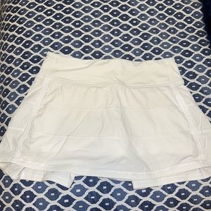 Selling white lululemon skirt